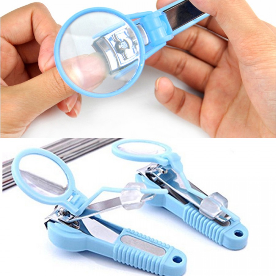 Nail Clippers & Pliers with Magnifying Glass