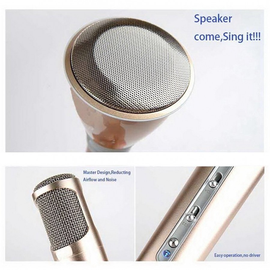 Wireless Karaoke Microphones with Bluetooth Speaker