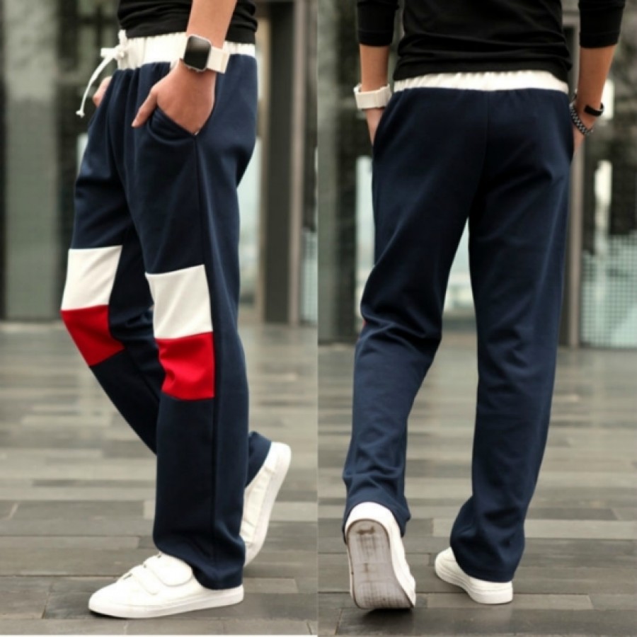 Pack of 2 Color Patch Sweatpants for Men