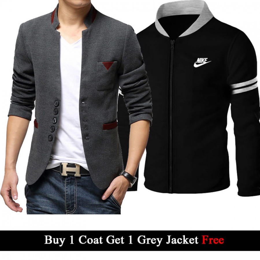 Buy 1 Coat (Design number 2) Get 1 Jacket Free
