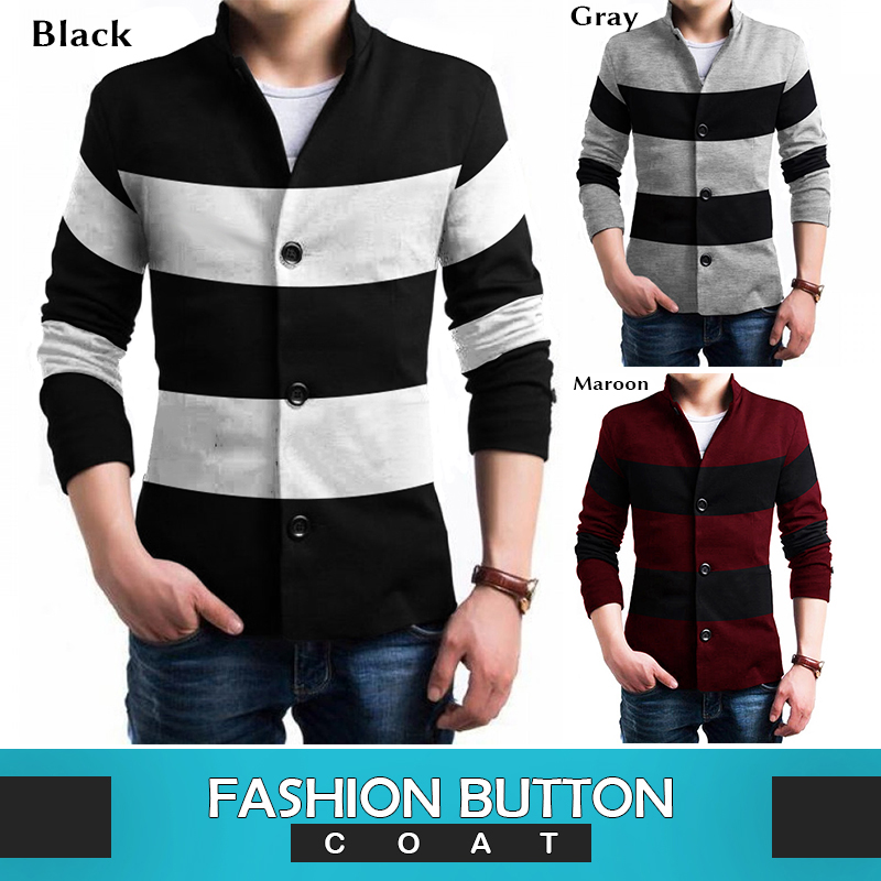 Men's Clothing : Fashion Button Coat
